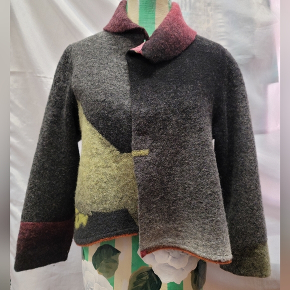 Mina Norton Jackets & Coats Mina Norton Jacket Wearable Art Poshmark